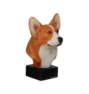 Welsh Corgi ręcznie pomalowana statuetka Art-Dog